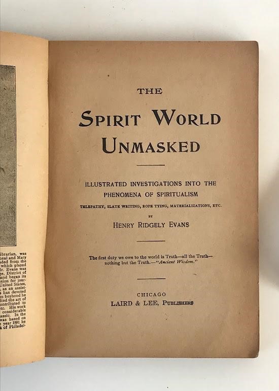 THE SPIRIT WORLD UNMASKED Image