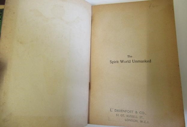 THE SPIRIT WORLD UNMASKED Image