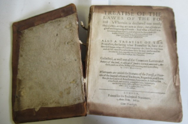 A TREATISE OF THE LAWES OF THE FOREST Image