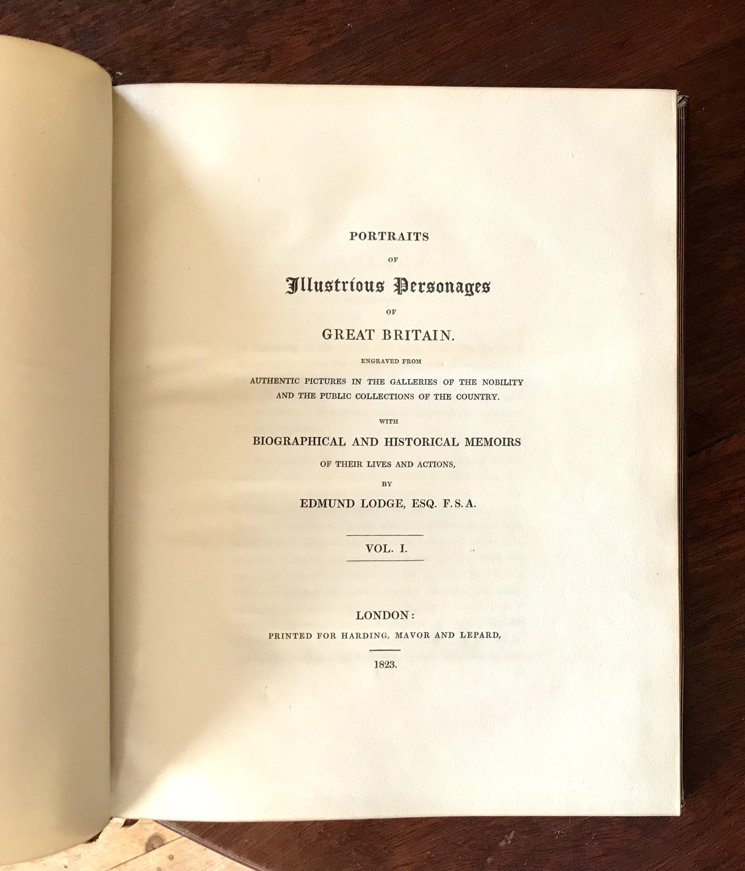 PORTRAITS OF ILLUSTRIOUS PERSONAGES Image