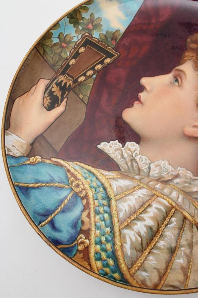 A MINTON EARTHENWARE ARTS AND CRAFTS PLAQUE Image