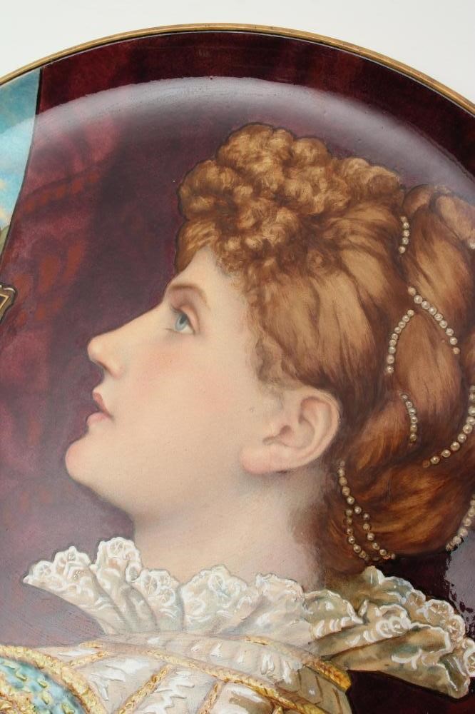 A MINTON EARTHENWARE ARTS AND CRAFTS PLAQUE Image