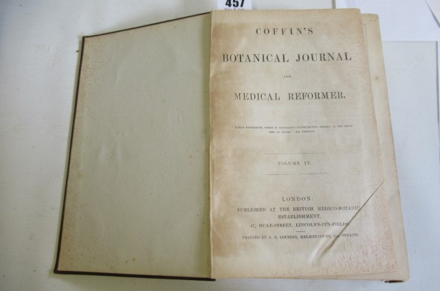 COFFINS BOTANICAL JOURNAL Image