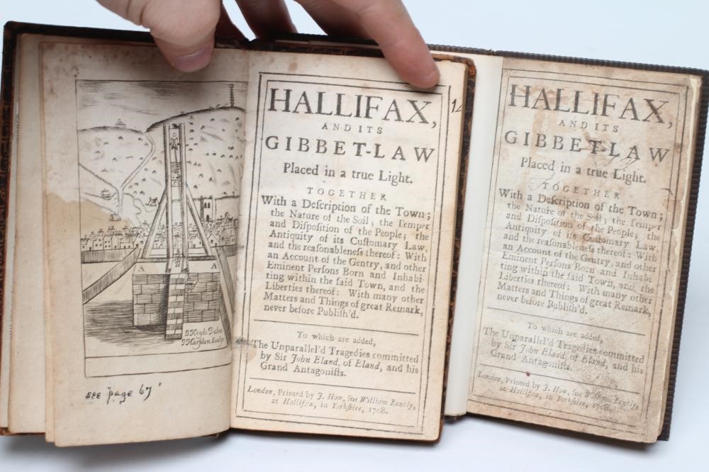 HALLIFAX [sic] AND ITS GIBBET LAW Image