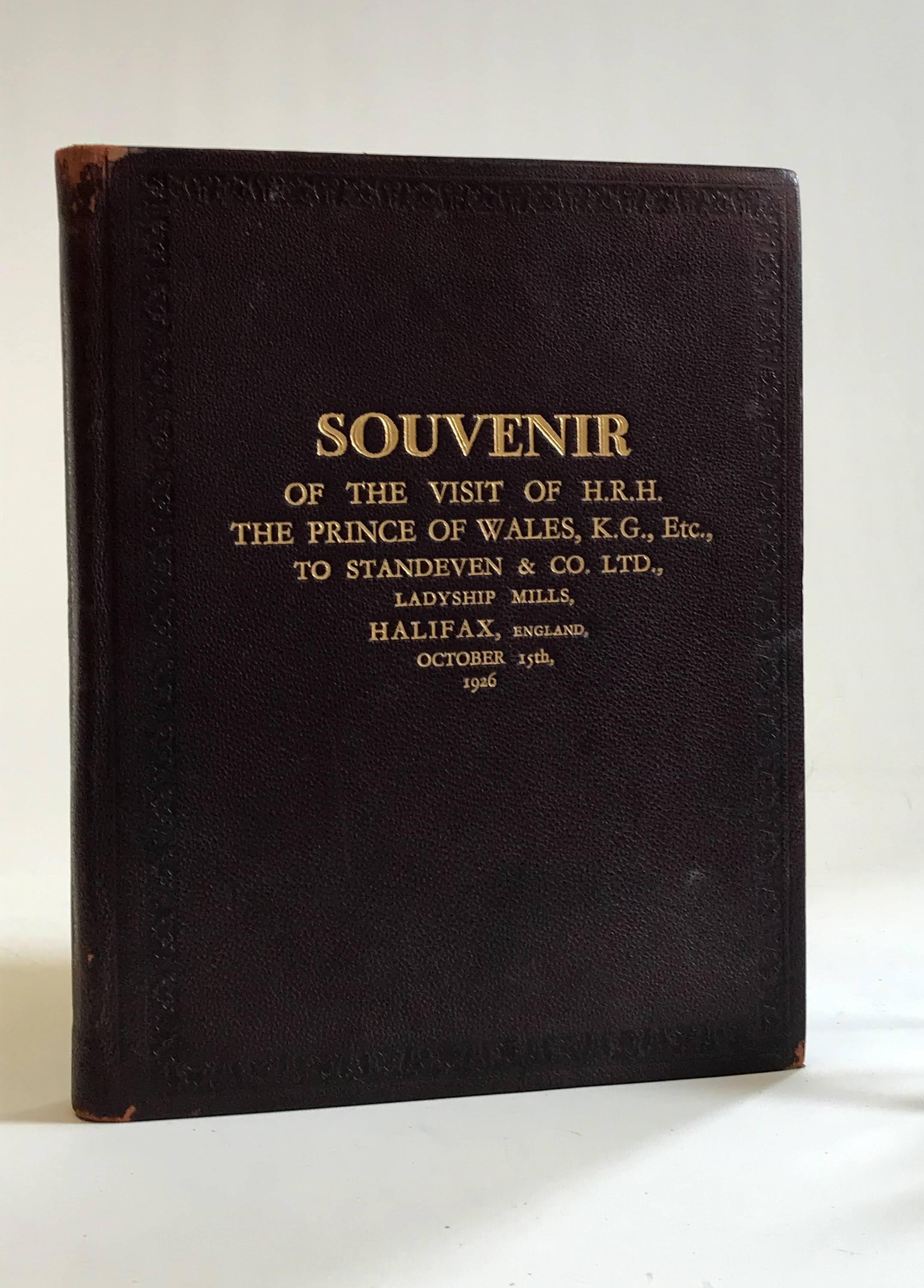 SOUVENIR OF THE VISIT OF HRH THE PRINCE OF WALES TO STANDEVEN Image