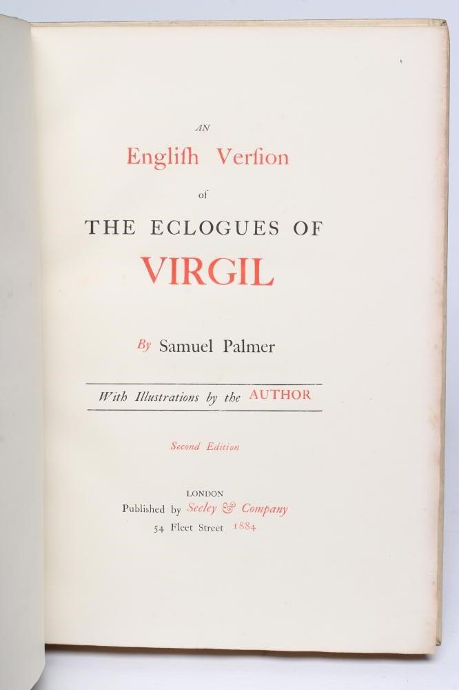 SAMUEL PALMER - An English Version of the Eclogues of Virgil Image