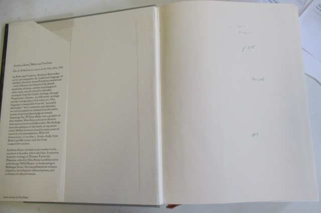 KATHLEEN RAINE - Defining the Times Image