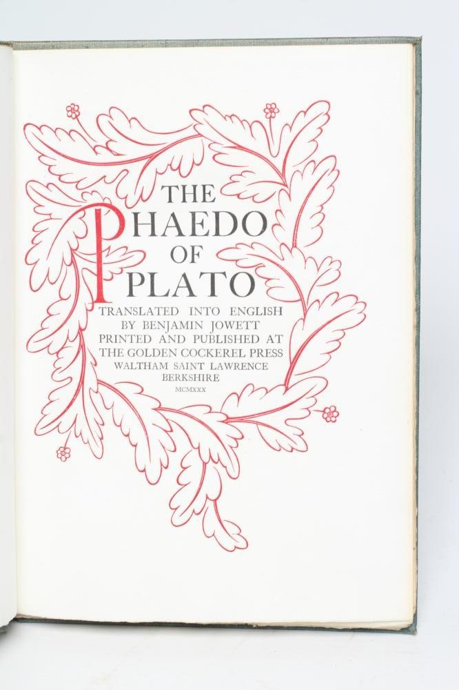 GOLDEN COCKEREL PRESS - The Phaedo of Plato Image