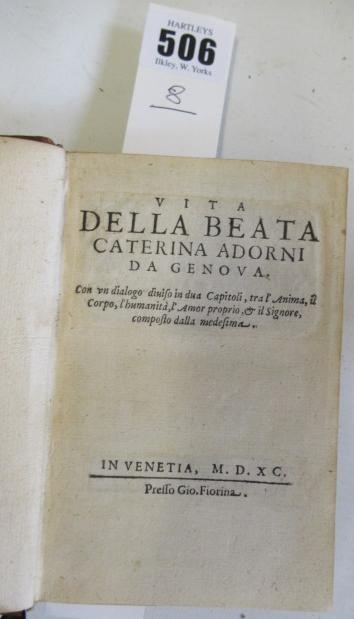 VITA DELLA BEATA CATERINA ADORNI DA GENOVA Image