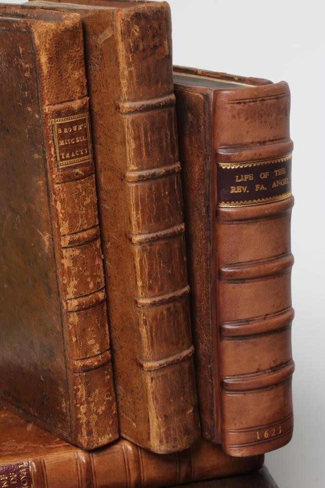 A COLLECTION OF ELEVEN 17TH CENTURY and later mainly religious works various (Est. plus 17.5% Image