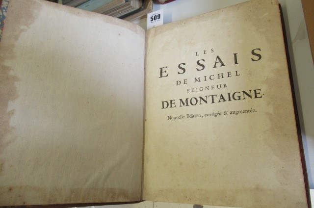 LES ESSAIS DE MICHEL SEIGNEUR DE MONTAIGNE Image