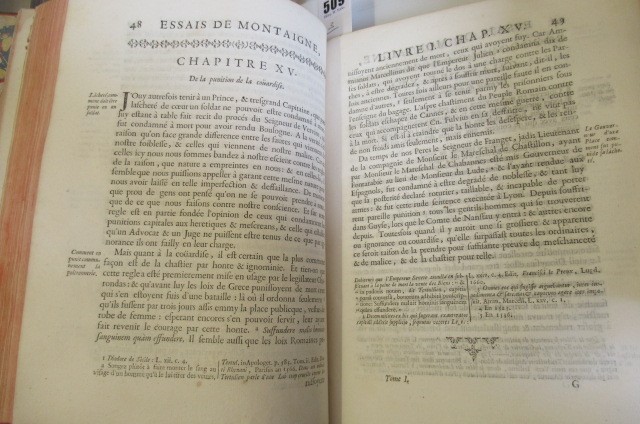 LES ESSAIS DE MICHEL SEIGNEUR DE MONTAIGNE Image
