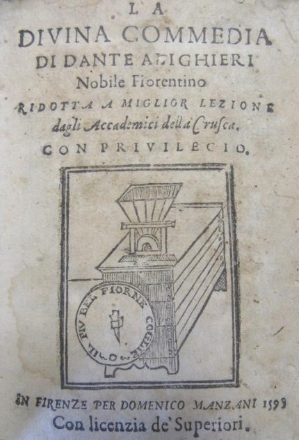 DANTE ALIGHIERI - La Divina Commedia, Firenze 1599, vellum Image