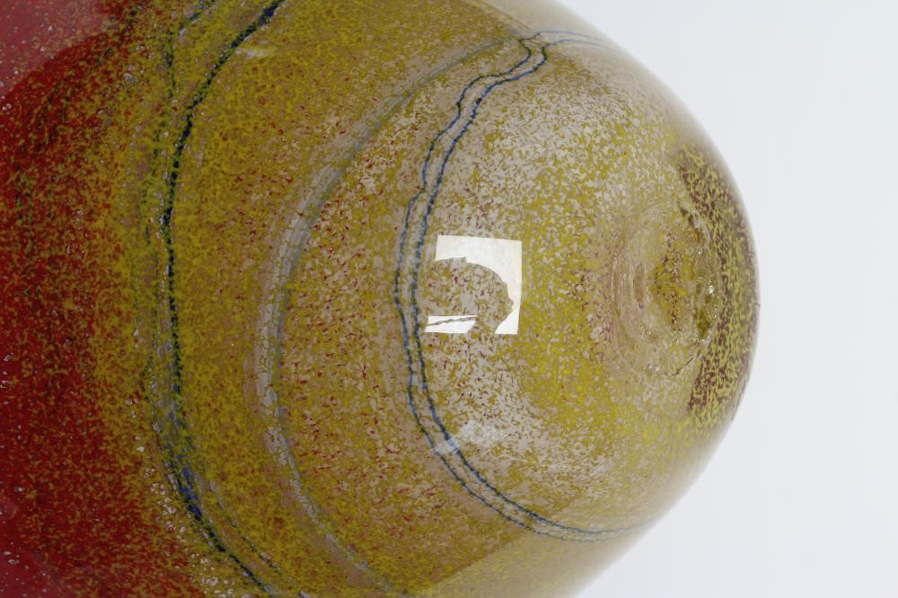 A SIDDY LANGLEY STUDIO "BEACH" GLASS BOWL Image