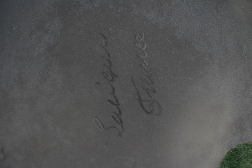 A LALIQUE FOR WORTH "DANS LA NUIT" PERFUME FLACON AND STOPPER Image