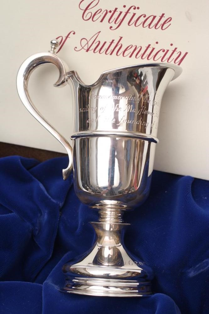 A 17TH CENTURY STYLE CREAM JUG Image