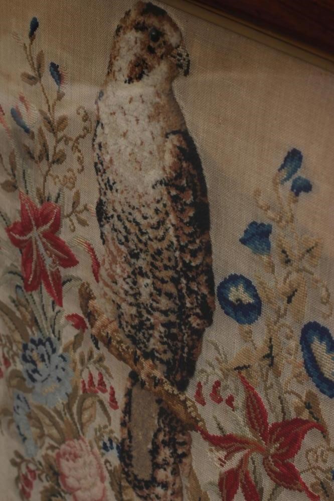 A VICTORIAN WOOLWORK SAMPLER Image