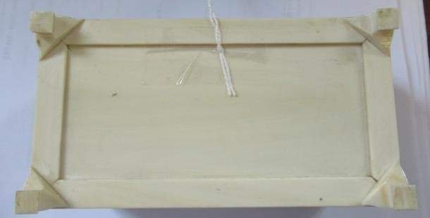 AN INDIAN IVORY CASKET Image