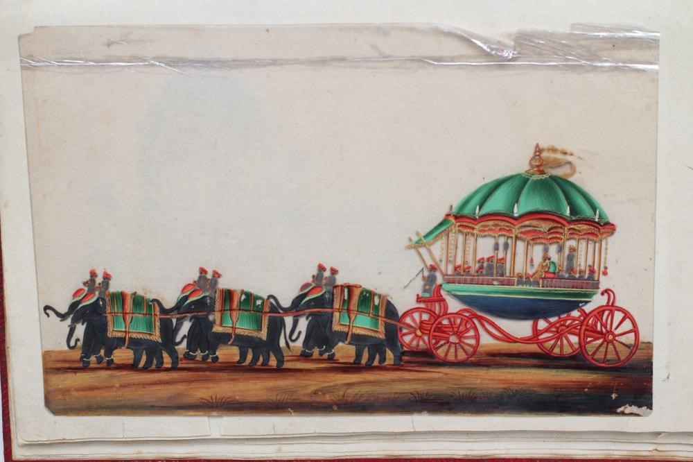 A COLLECTION OF EIGHTY FIVE INDIAN MICA PAINTINGS Image