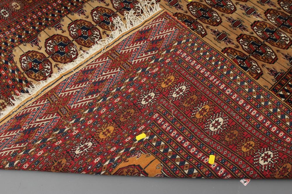 A PAIR OF BOKHARA DESIGN RUGS Image