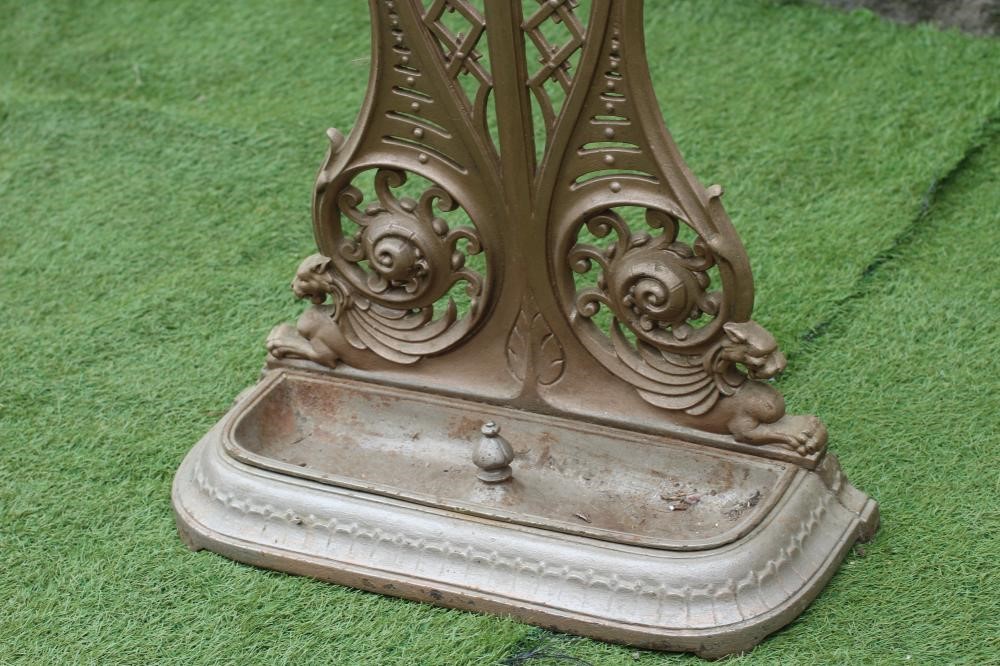 A VICTORIAN CAST IRON STICK STAND Image