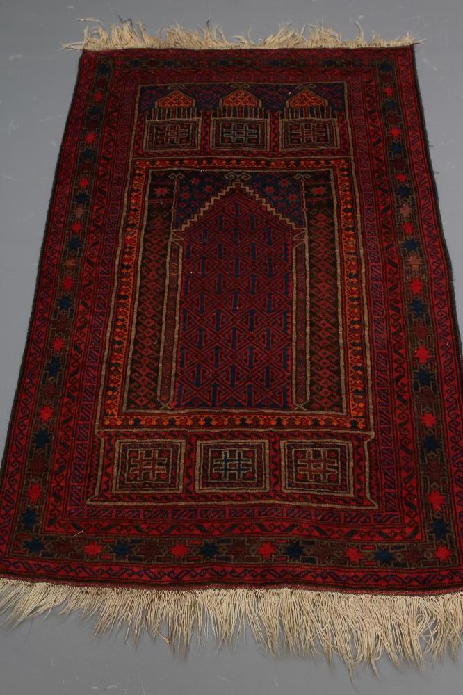 AN AFGHAN PRAYER RUG Image