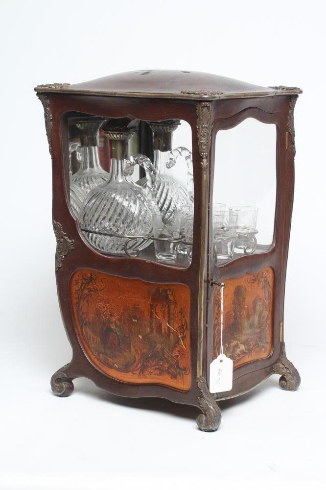 A FRENCH NOVELTY LIQUEUR CABINET Image