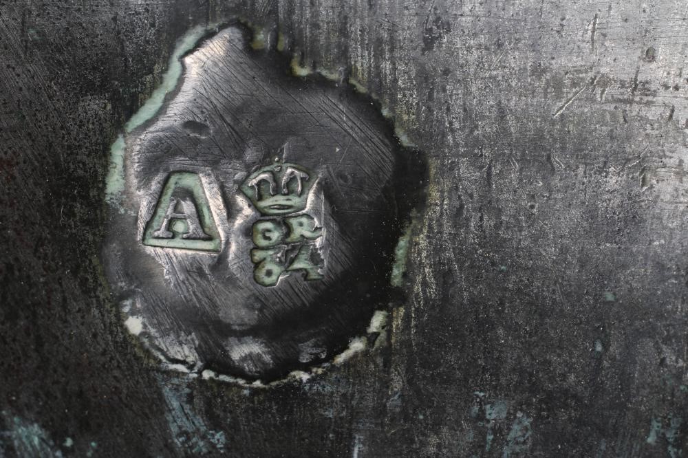 A COPPER FOUR GALLON JUG by Anderson Brothers Image