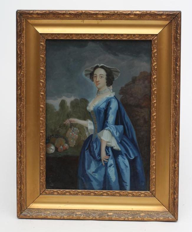 A REVERSE PAINTING ON GLASS Image