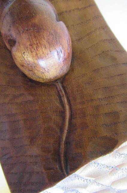 A PAIR OF ROBERT THOMPSON ADZED OAK BOOKENDS of square form Image