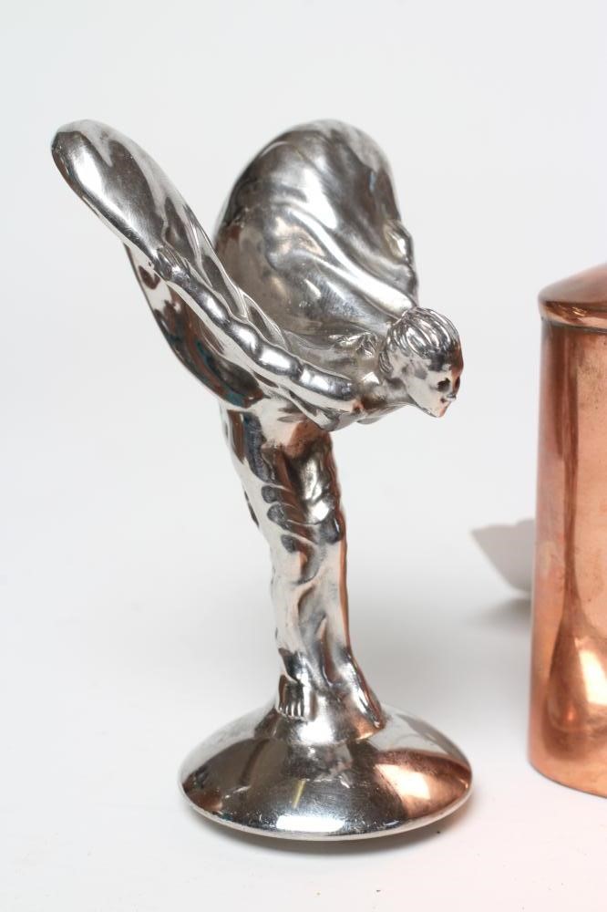 A ROLLS ROYCE BRASS AND COPPER KETTLE Image