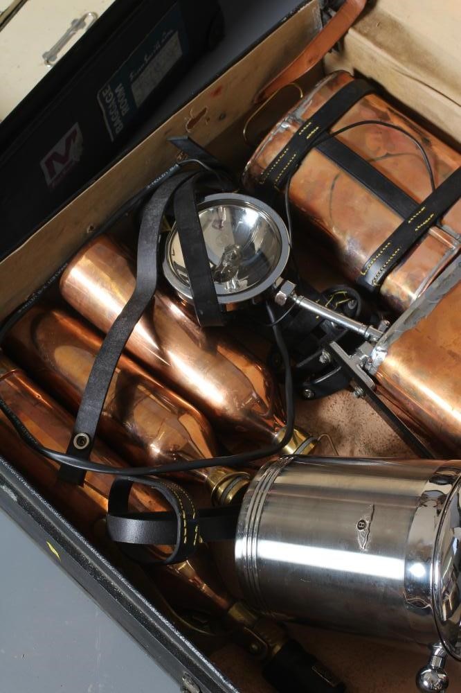 TWO VINTAGE CAR TRUNKS BY BROOKS AND BREXTON Image