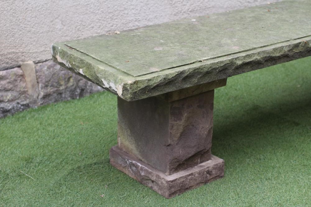 A SANDSTONE BENCH Image