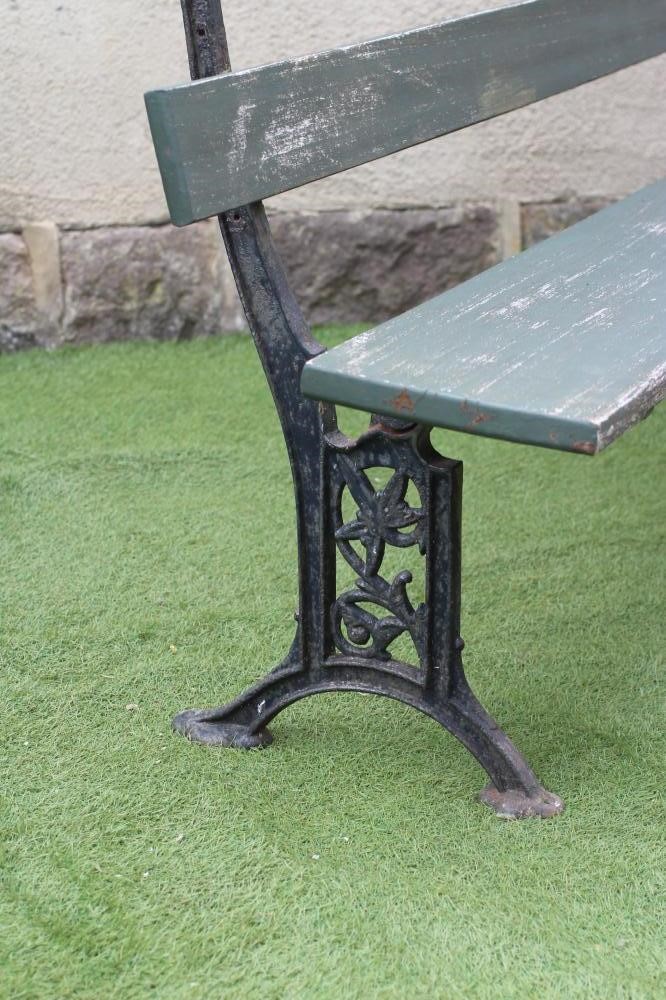 A VICTORIAN PARK BENCH Image