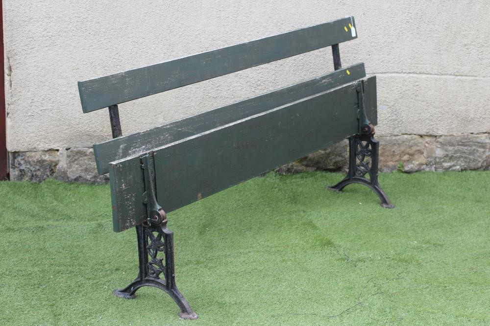 A VICTORIAN PARK BENCH Image