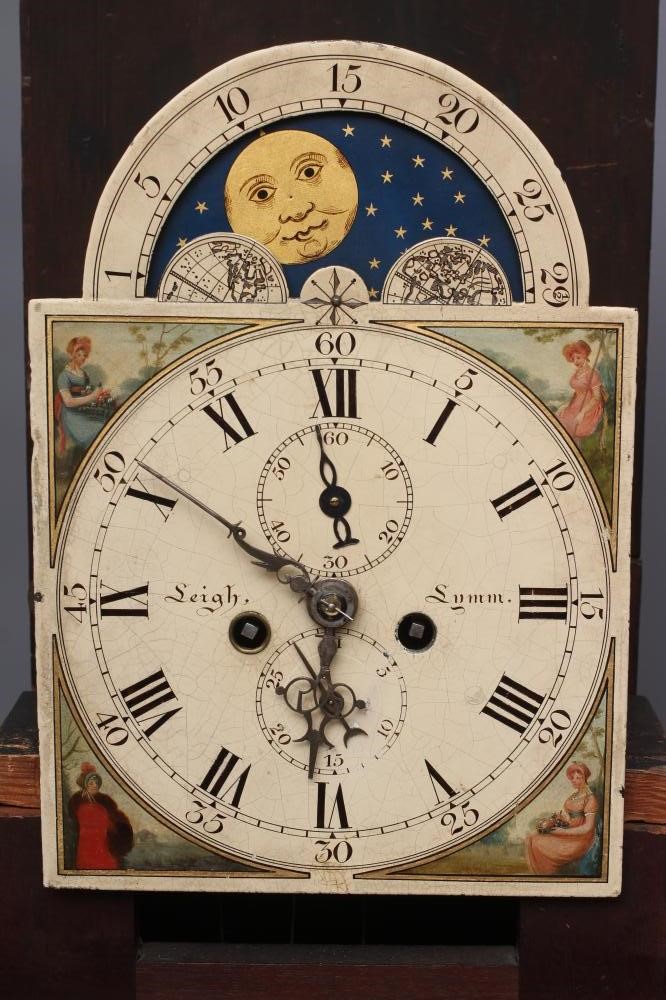 A SMALL MAHOGANY LONGCASE CLOCK Image