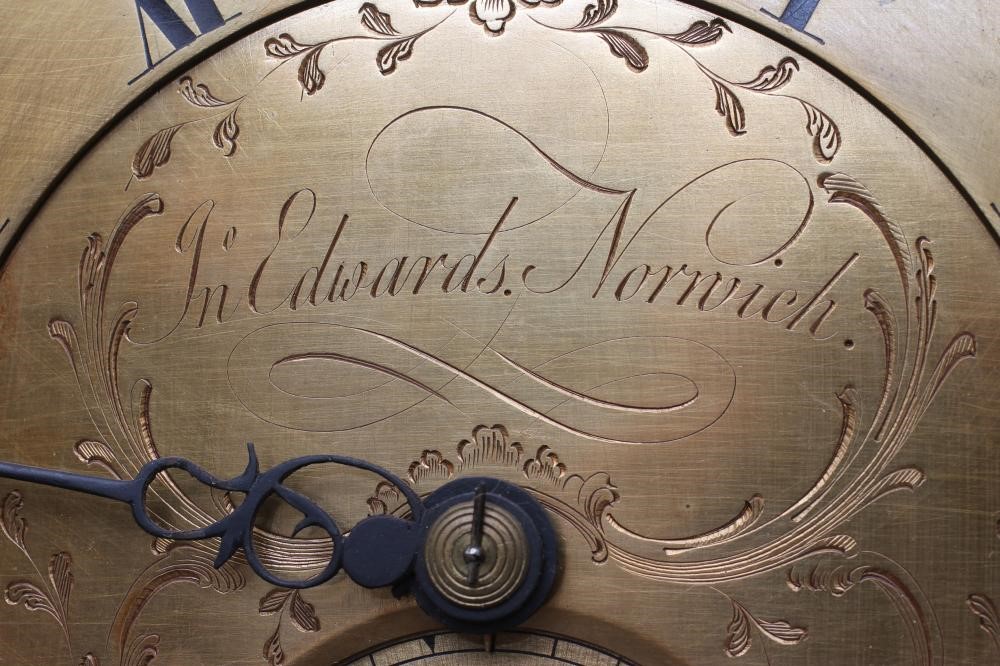 AN OAK LONGCASE CLOCK by John Edwards Image