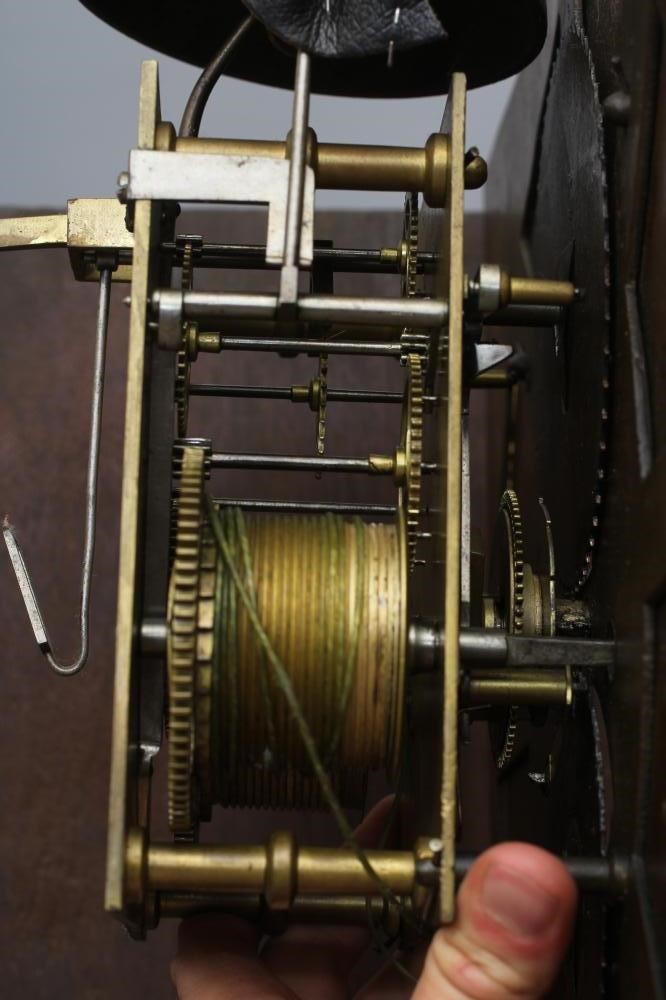 AN OAK LONGCASE CLOCK Image