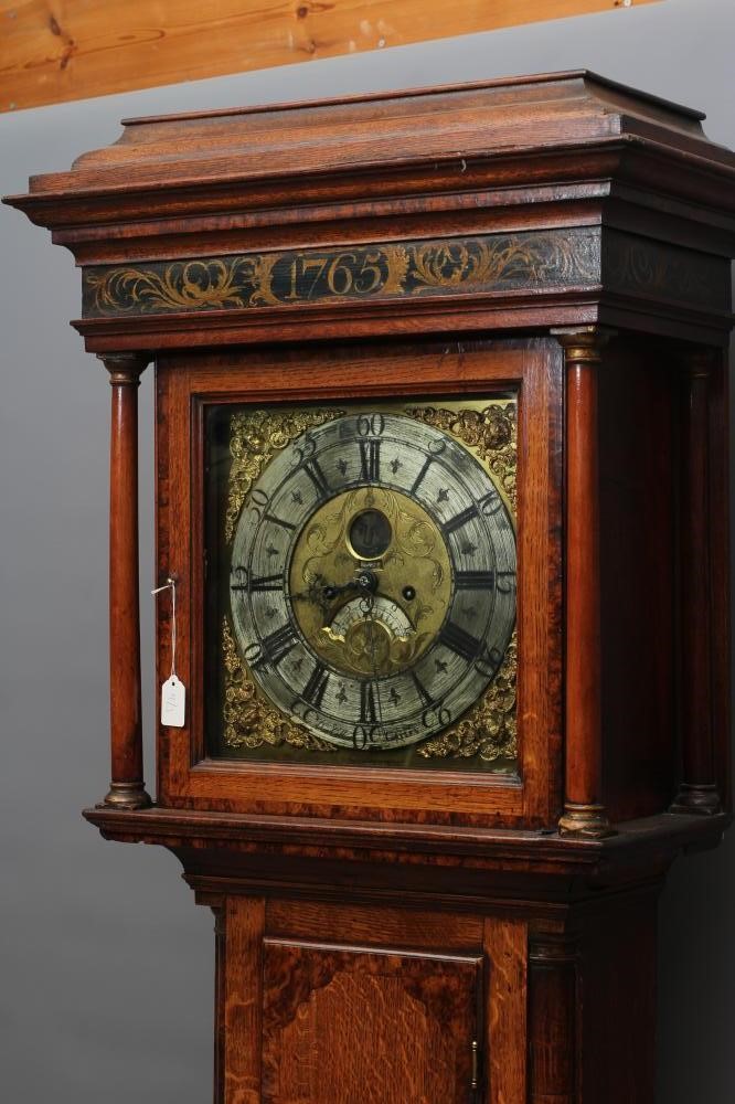 AN OAK LONGCASE CLOCK Image