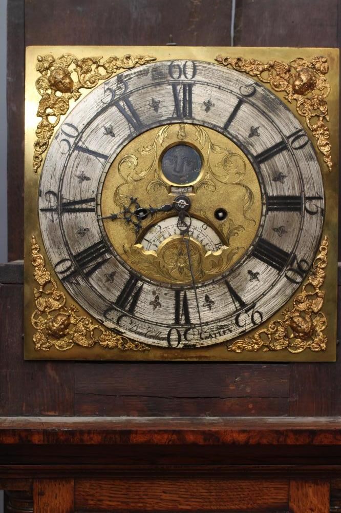 AN OAK LONGCASE CLOCK Image