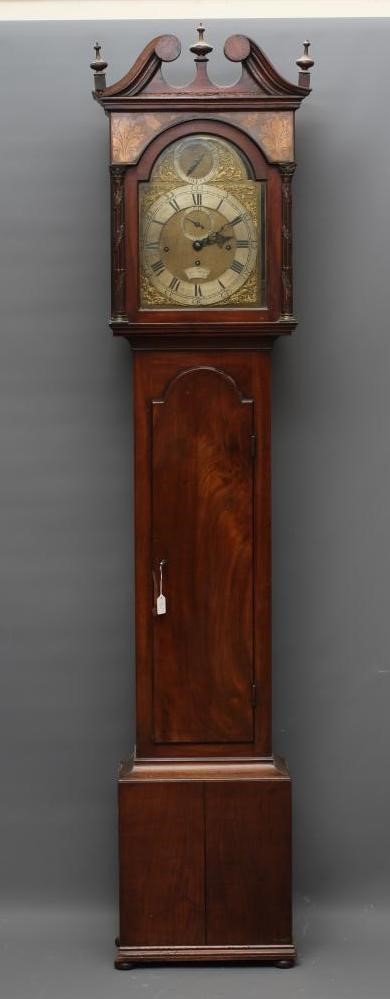 A MAHOGANY LONGCASE CLOCK by Andrew Dickie Image
