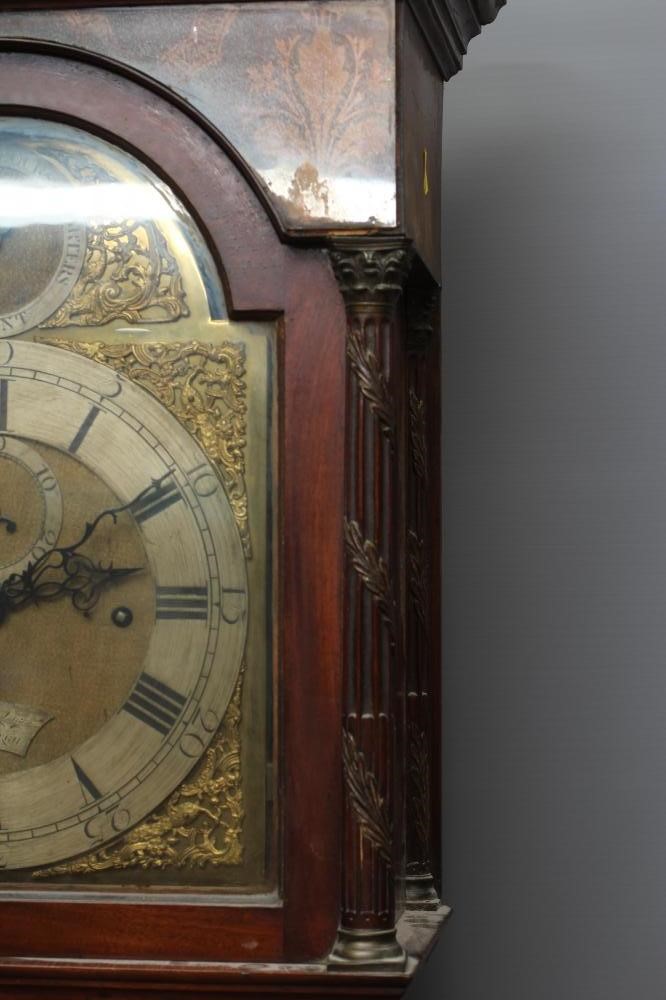 A MAHOGANY LONGCASE CLOCK by Andrew Dickie Image