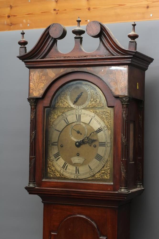 A MAHOGANY LONGCASE CLOCK by Andrew Dickie Image