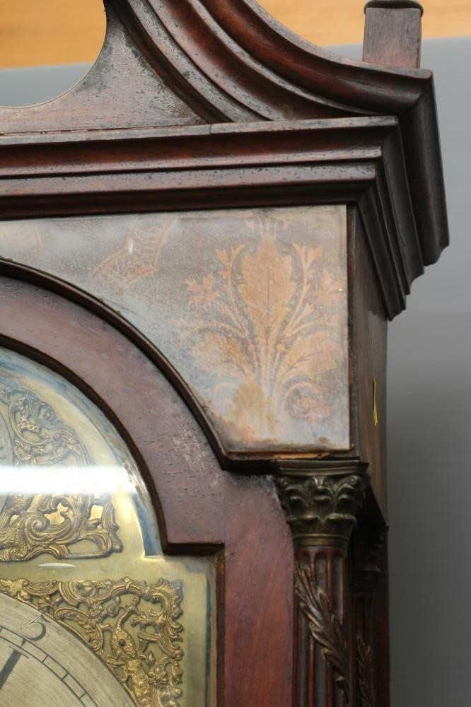 A MAHOGANY LONGCASE CLOCK by Andrew Dickie Image