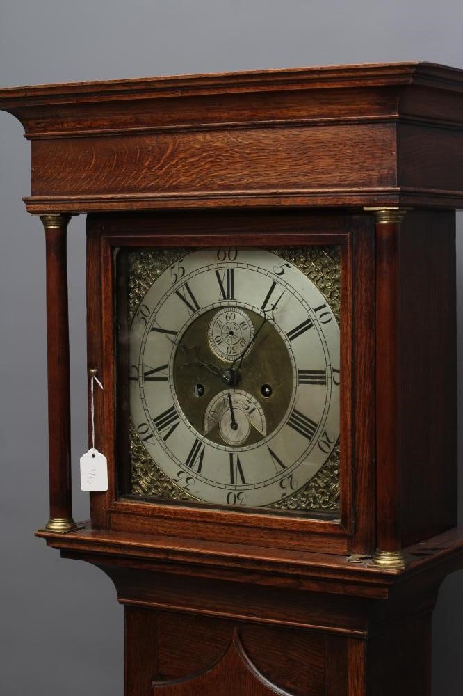 AN OAK LONGCASE CLOCK Image