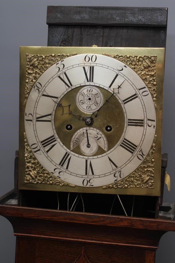 AN OAK LONGCASE CLOCK Image