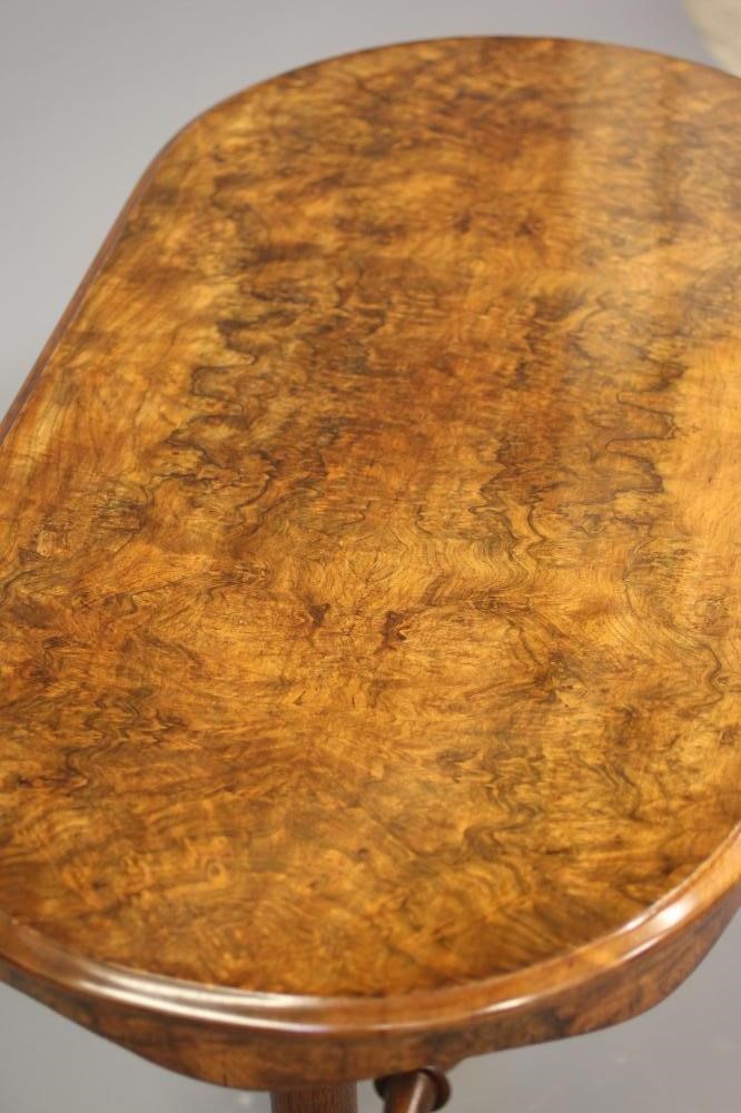 A VICTORIAN WALNUT OCCASIONAL TABLE Image