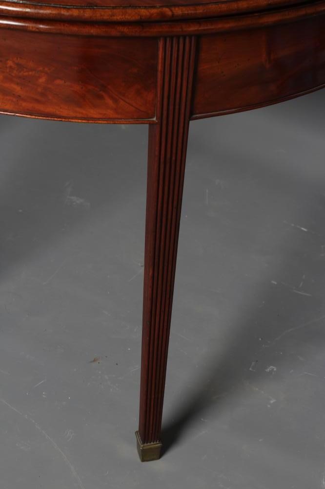 A GEORGIAN MAHOGANY FOLDING CARD TABLE Image