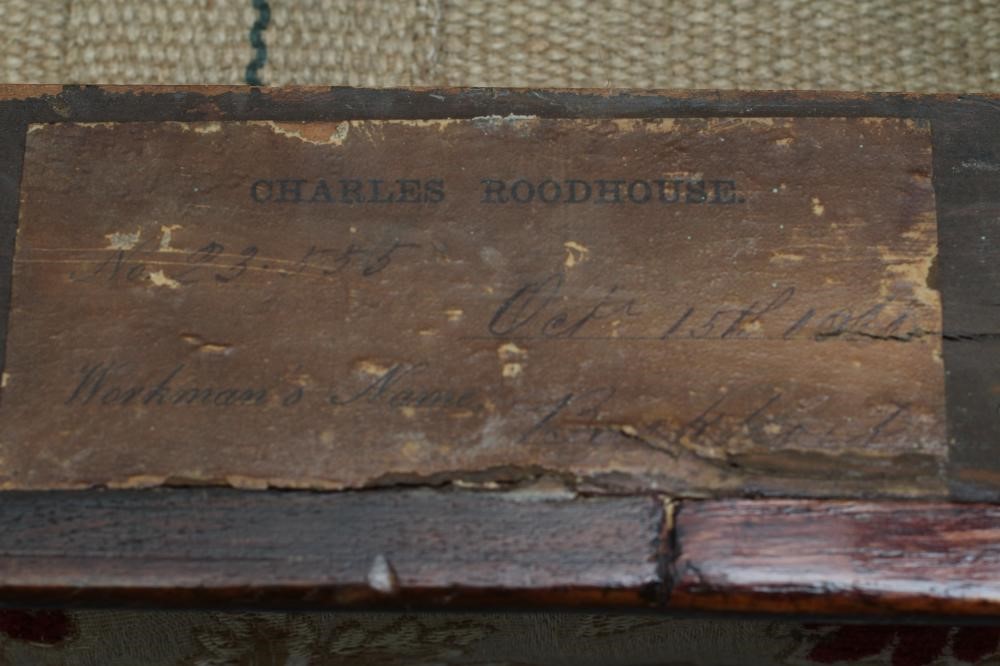 A VICTORIAN MAHOGANY DRESSING STOOL Image