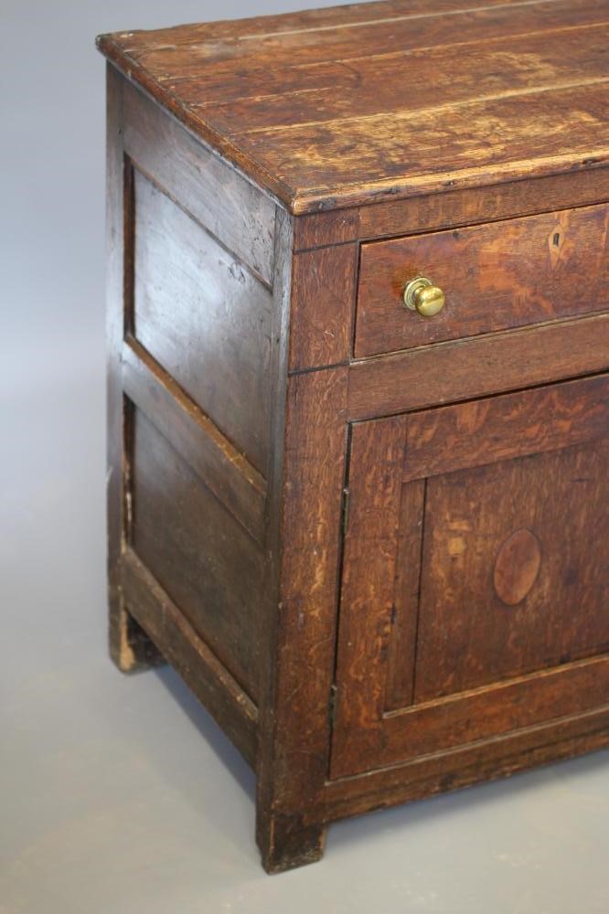 AN OAK ENCLOSED DRESSER Image